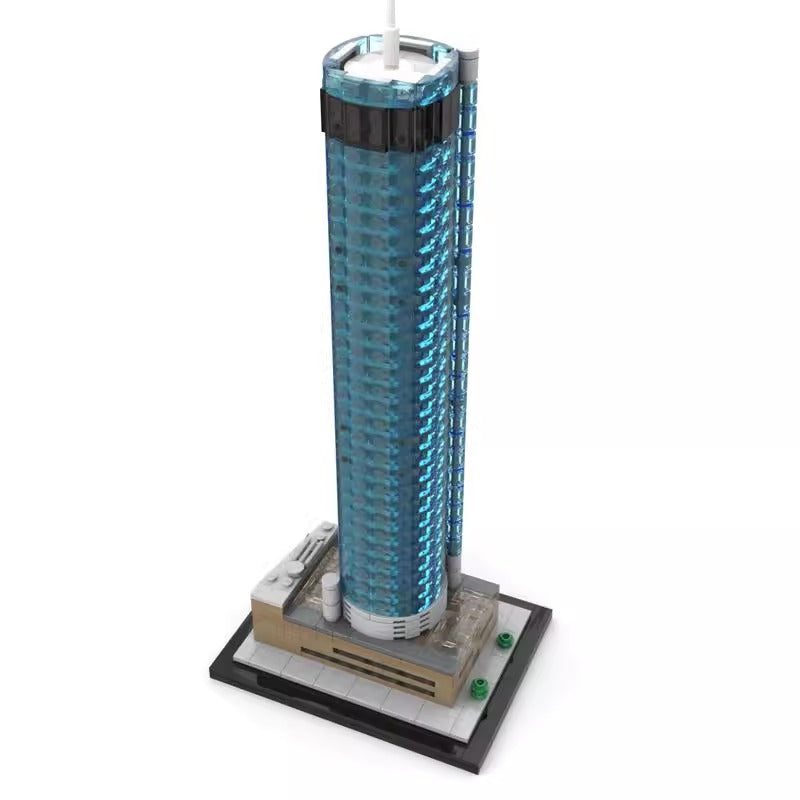 588pcs MOC-200883 Westin Peachtree Plaza 1:800