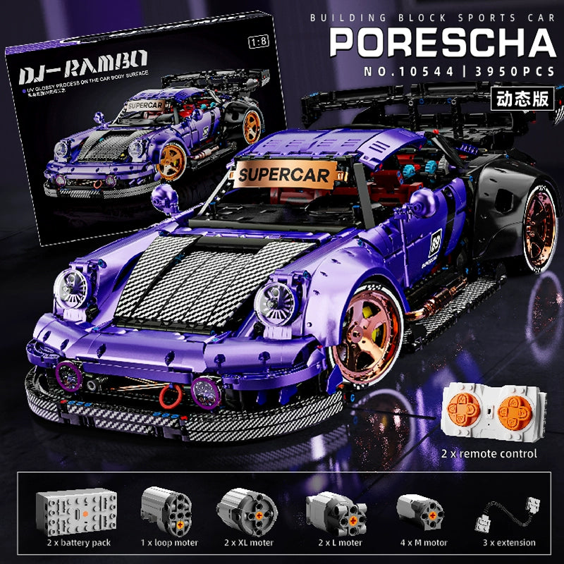 4190 pcs kbox 10544 964-UV Porsche modified version 1:8