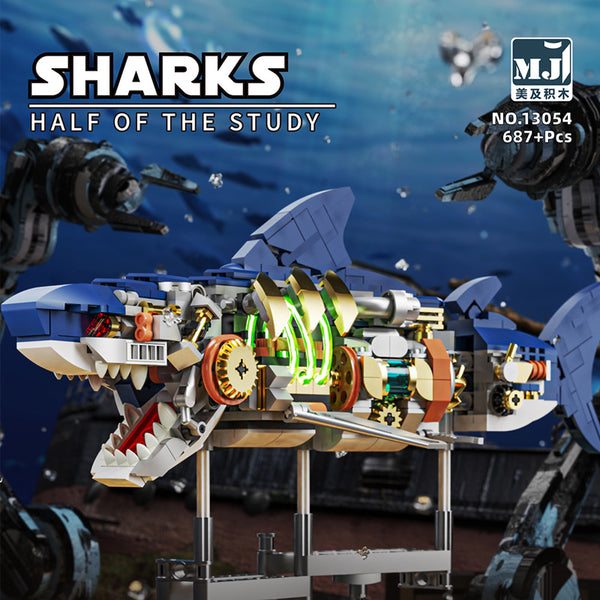 687 pcs MJi 13054 Sharks Machinery – Joy Bricks