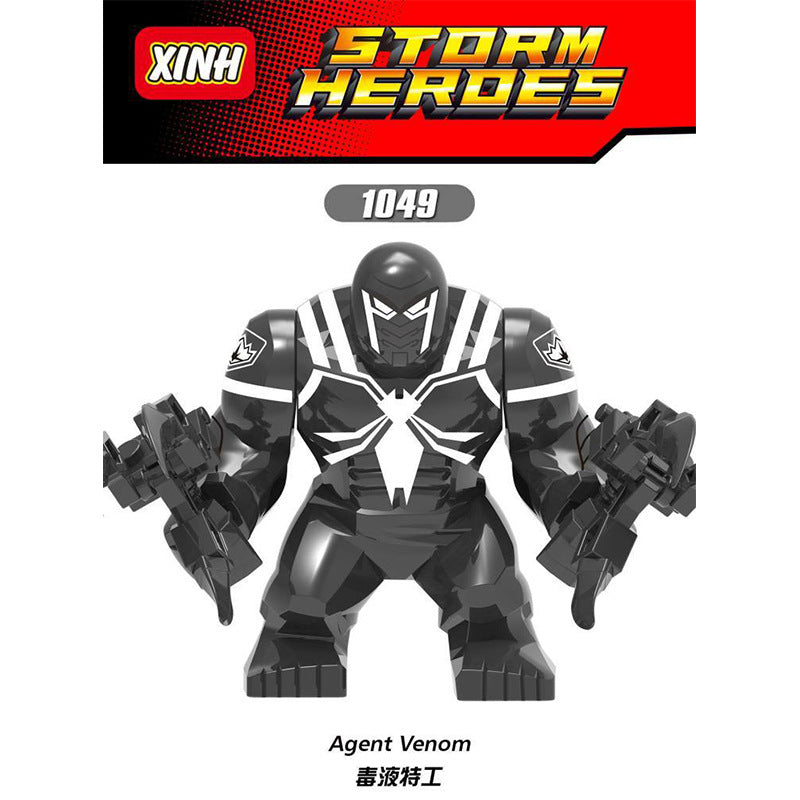 X888 X891 X893 X1047-1049 superhero series venom big minifigures