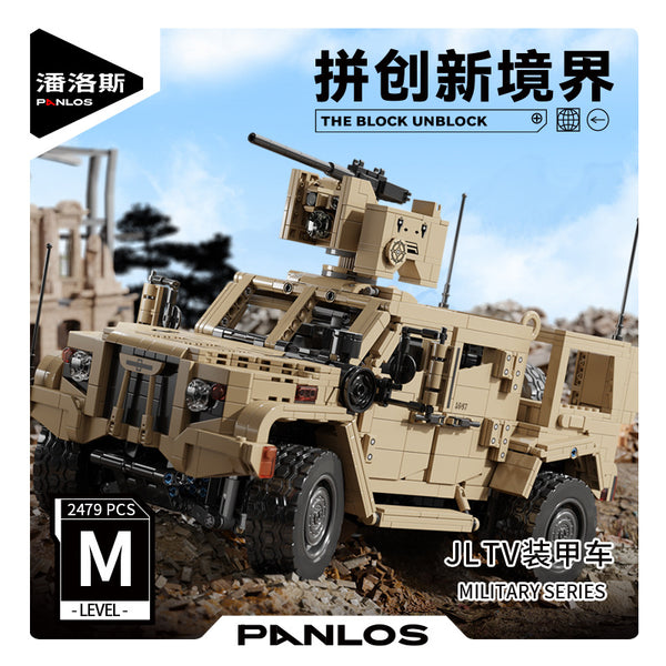 Panlos 628006-628009: Various Military Vehicles with Panlos Mini Figures