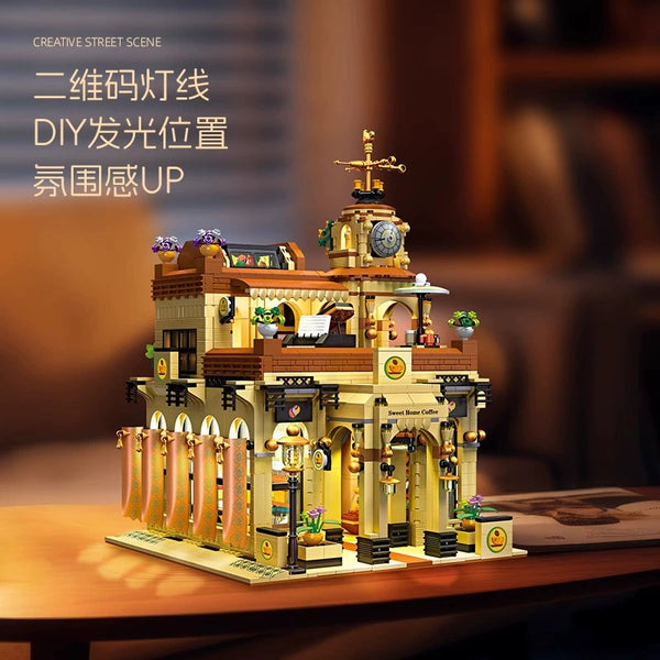 ひよこショップ 2987 pcs JIESTAR 89120 Retro Cafe – Joy Bricks