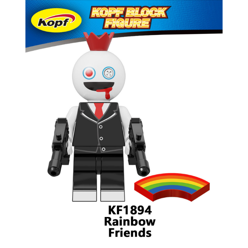 KF6183 Rainbow Friends Little Blue Game Park Minifigures – Joy Bricks