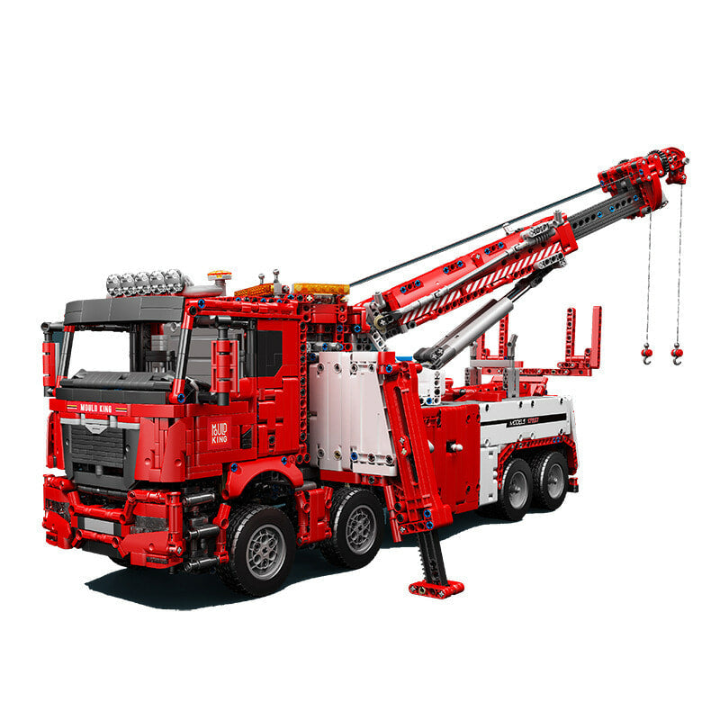 4883PCS MOULDKING 17027 Road Rescue Car Red
