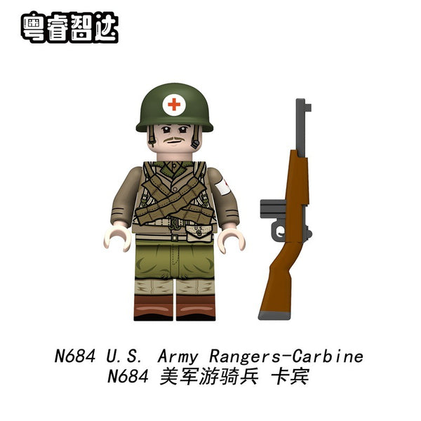 N683-688 World War II U.S. Army Rangers Minifigures – Joy Bricks