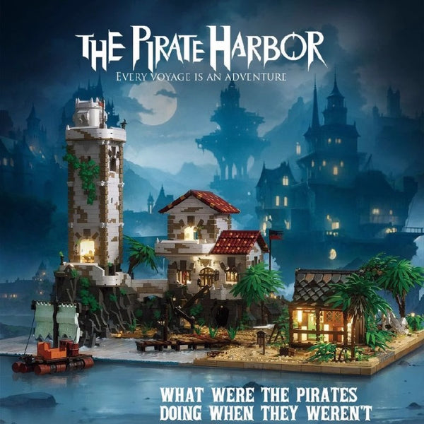 8205+PCS BK 33923 Pirate Harbor Jungle Castle – Joy Bricks