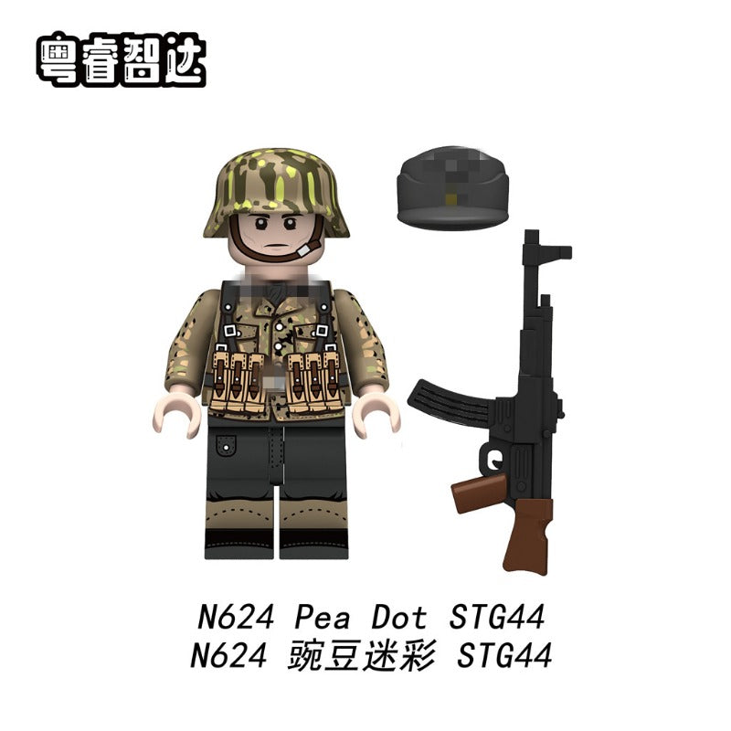 N621-624 Pea camouflage Soviet infantry Series Minifigures – Joy