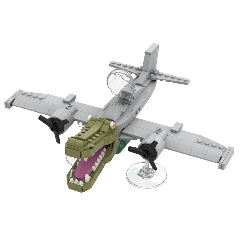 (Gobricks version)216pcs MOC AI Brain Decaying Animals-Crocodile