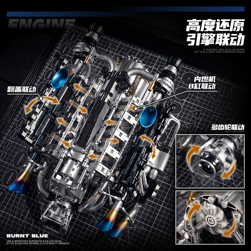 2773PCS Eikee Y15002  PISTON V8