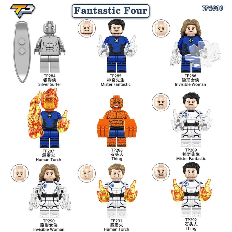 TP1036 Fantastic Four Series Minifigures – Joy Bricks