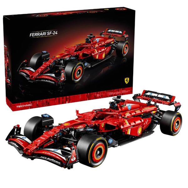 1361 pcs Ferrari SF-24 F1 Car – Joy Bricks