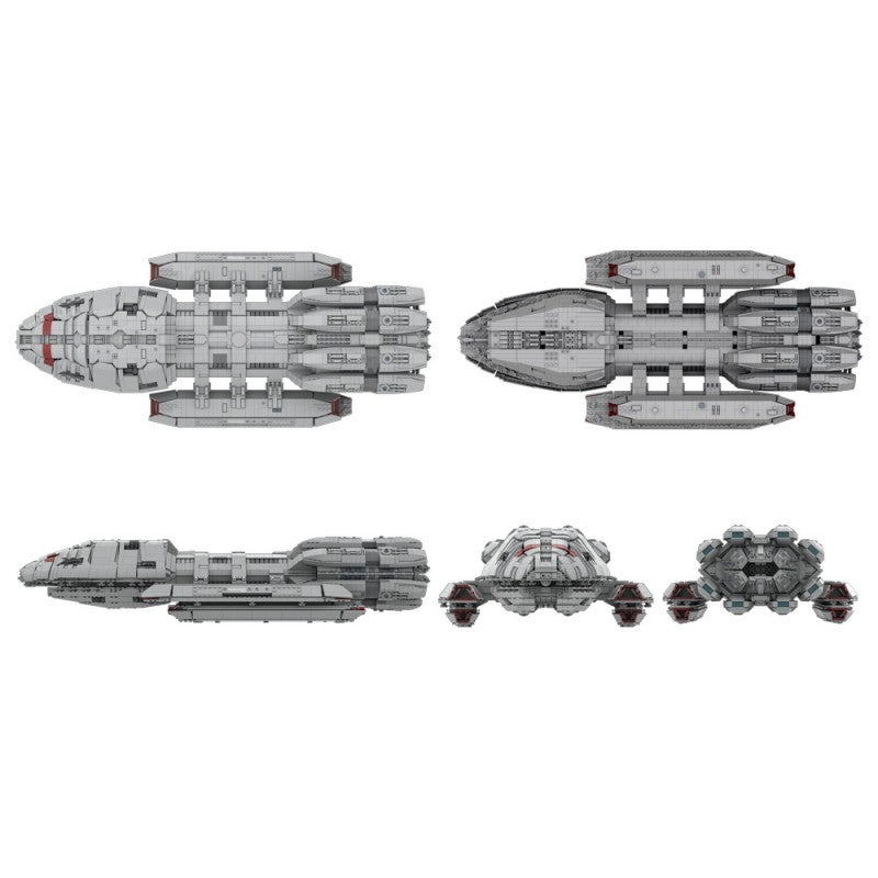 (Gobricks version) 7164pcs MOC-217809 Battlestar Pegasus - UCS Scale