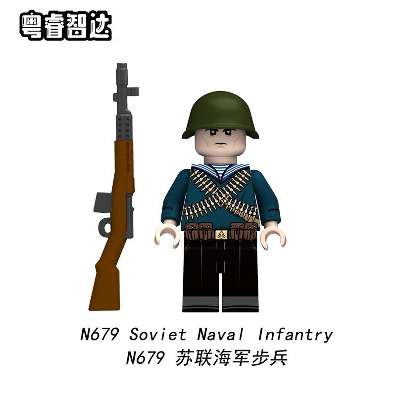 N677-682 World War II Soviet Navy Minifigures – Joy Bricks