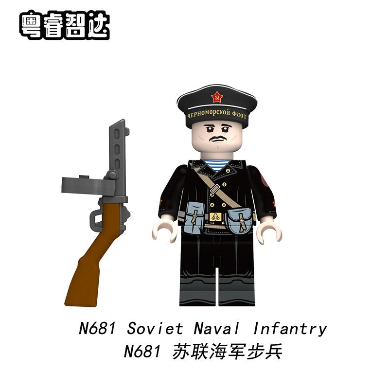 N677-682 World War II Soviet Navy Minifigures – Joy Bricks
