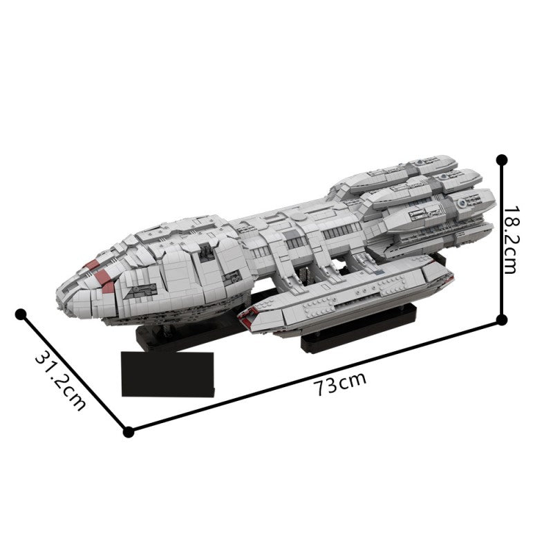 (Gobricks version) 7164pcs MOC-217809 Battlestar Pegasus - UCS Scale