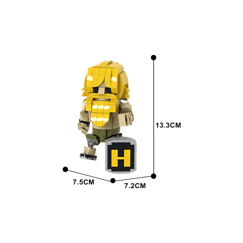 (Gobricks version) 299PCS MOC-185391 METAL SLUG-OLD MAN