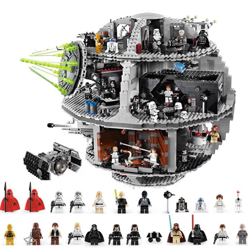 (Ship from US warehouse) 4126PCS  Force Waken UCS Death Star Compatible 75159