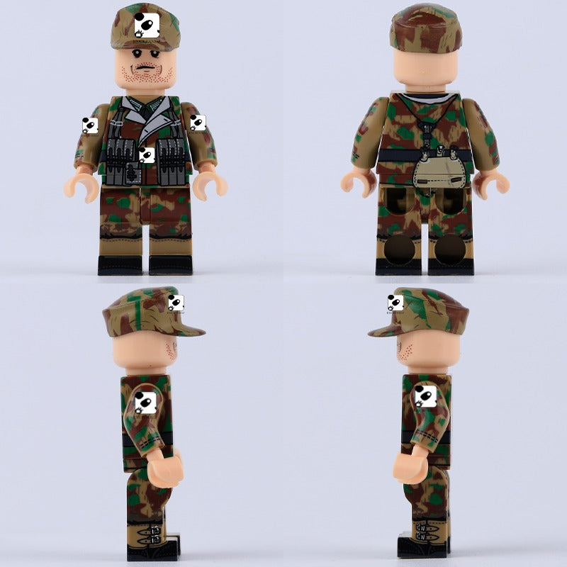 MT40-43 WWII American, French and German soldiers Air Force Minifigures