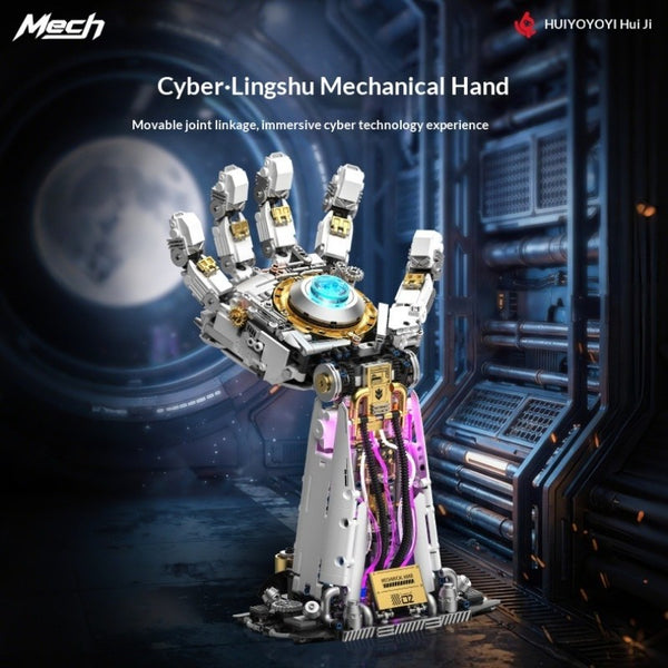 1424pcs HUIYOYOYI H1009 Cyber – Spirit Nexus Robotic Hand