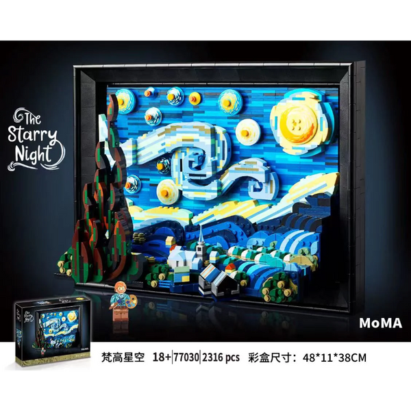2316PCS 21033 Vincent Van Gogh - The Starry Night – Joy Bricks