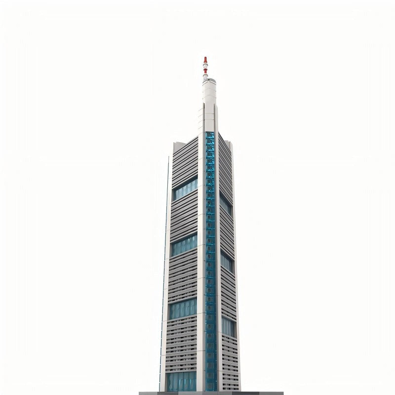 864pcs MOC-149003 Commerzbank Tower 1:800