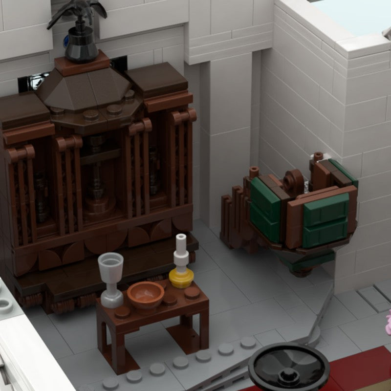 (Gobricks version) 4796pcs MOC-181146 Western Church - Valentine Red Dead Redemption 2