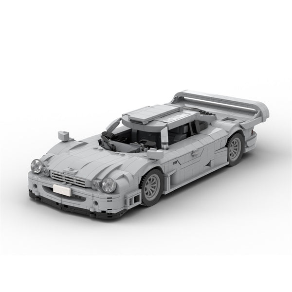 メルページ Gobricks version)1819PCS MOC-177224 Mercedes-Benz CLK GTR 1:15