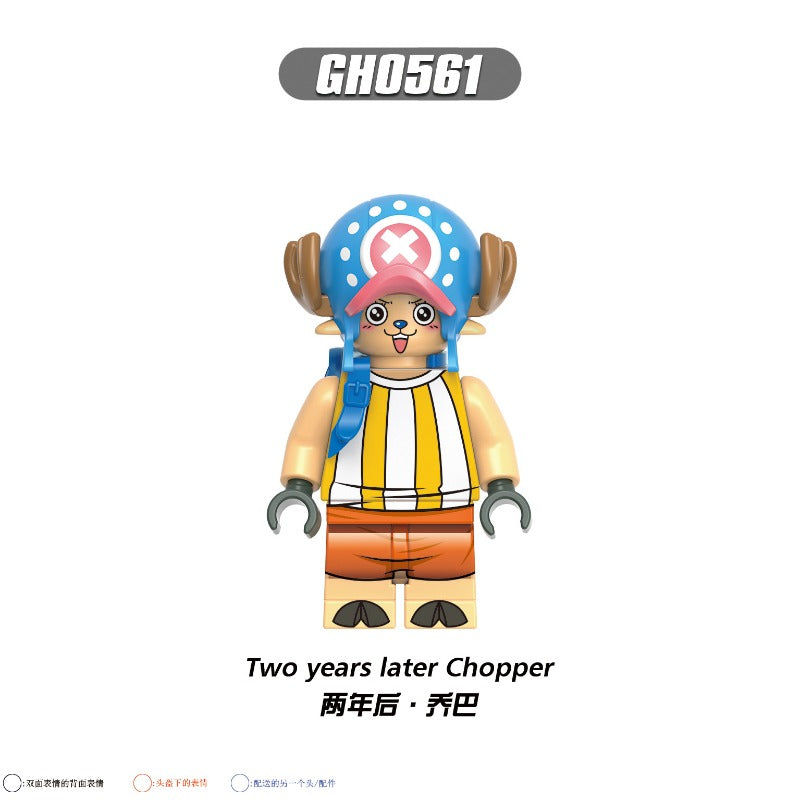 ONE PIECEグッズ WM6188 One Piece Enel Kaidou Kozuki Oden Minifigs