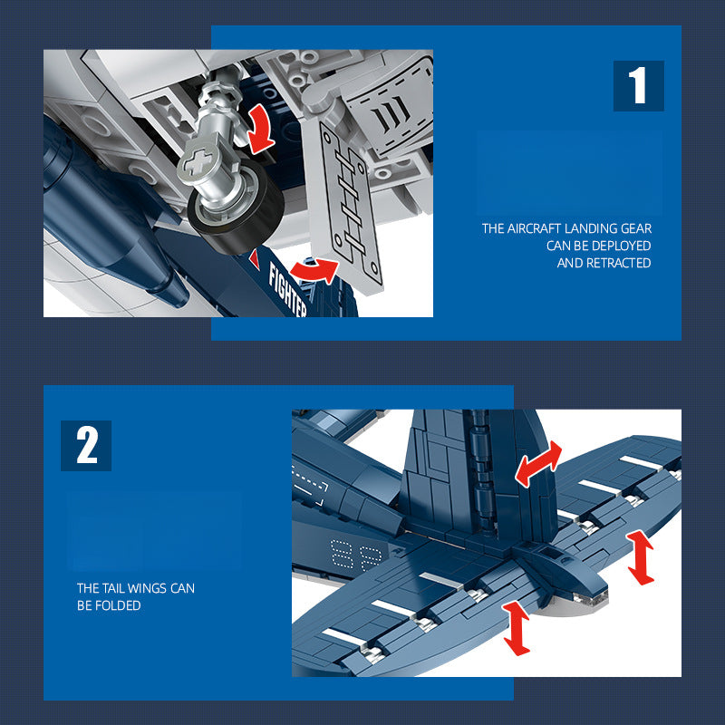 767pcs JIESTAR JJ9216 F4U Corsiar