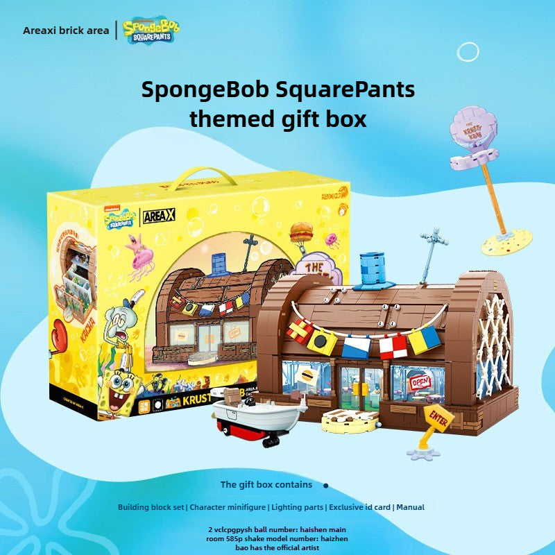 (Ship from US warehouse)  AREA-X AB0027 Good Friends The Krusty Krab