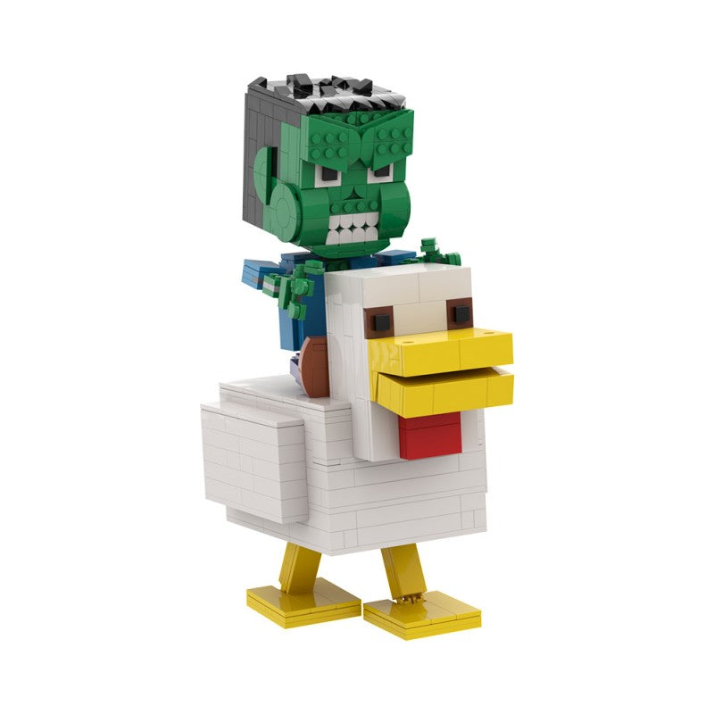 (Gobricks version) 610pcs MOC Large Chicken Jockey