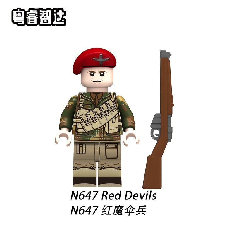 N645-650 British Army Series Minifigures – Joy Bricks