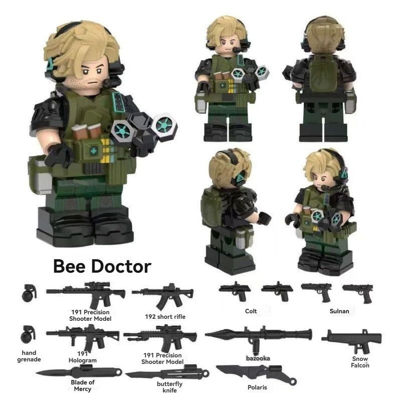 YZ00116B- YZ00127B Operation Delta Force (with black weapon