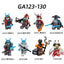 GA123-130 Phantom Series Ninja Minifigures