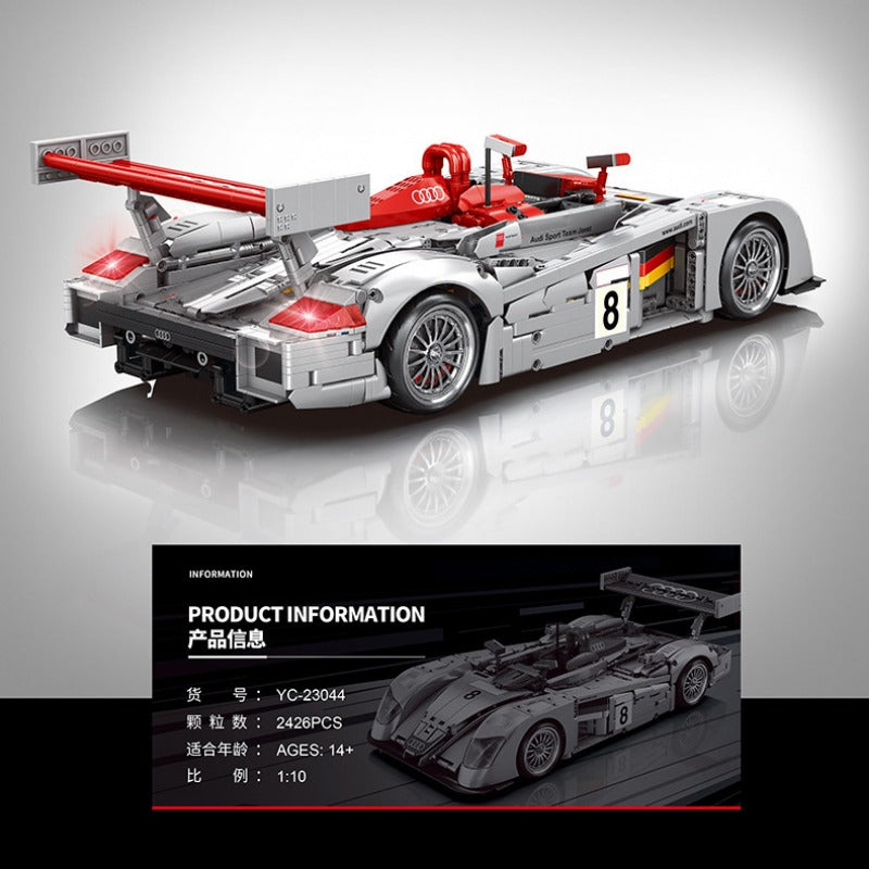 2426 pcs YC-23044 Audi R8 LMP 2000  1:10