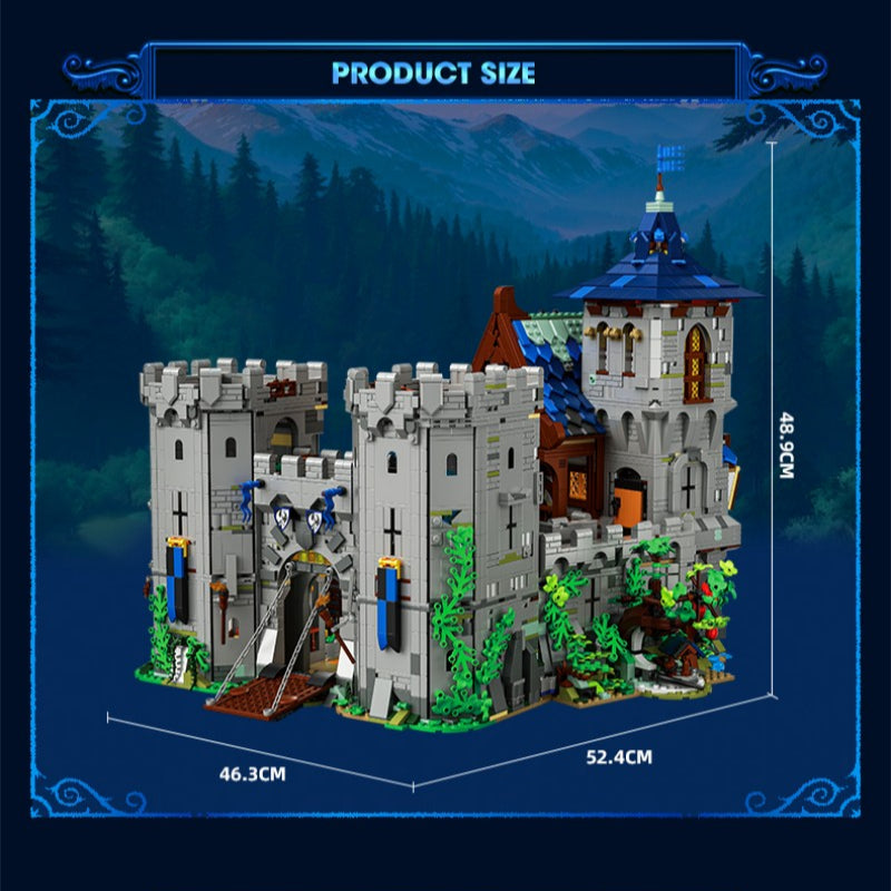 6640+PCS BK 33924 Medieval Jungle Castle