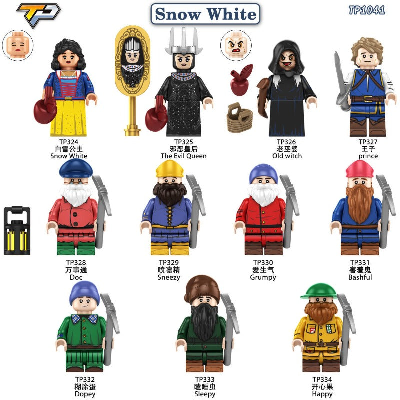 TP1041 Snow White Series Minifigures – Joy Bricks