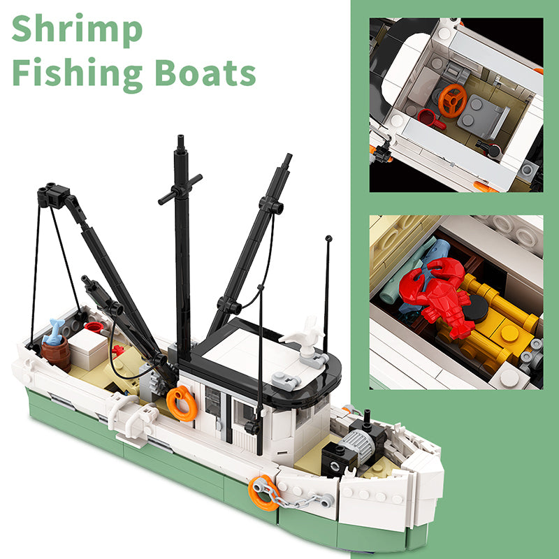 (Gobricks version)	331pcs Wrecked Shrimp Boat