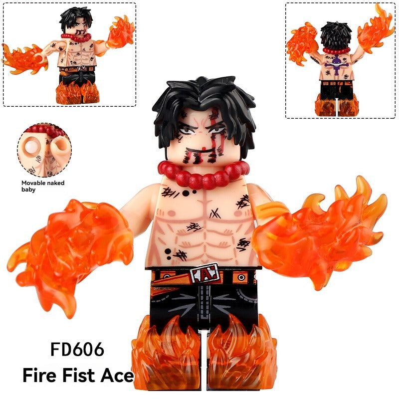 FD605 FD606 Emperor Yan, Portgas D. Ace Minifigures – Joy Bricks