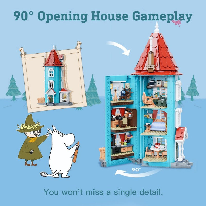 1800 pcs Pantasy 87201 Moomin House