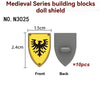 N3025-3030 Medieval Castle Shield Minifigures accessory