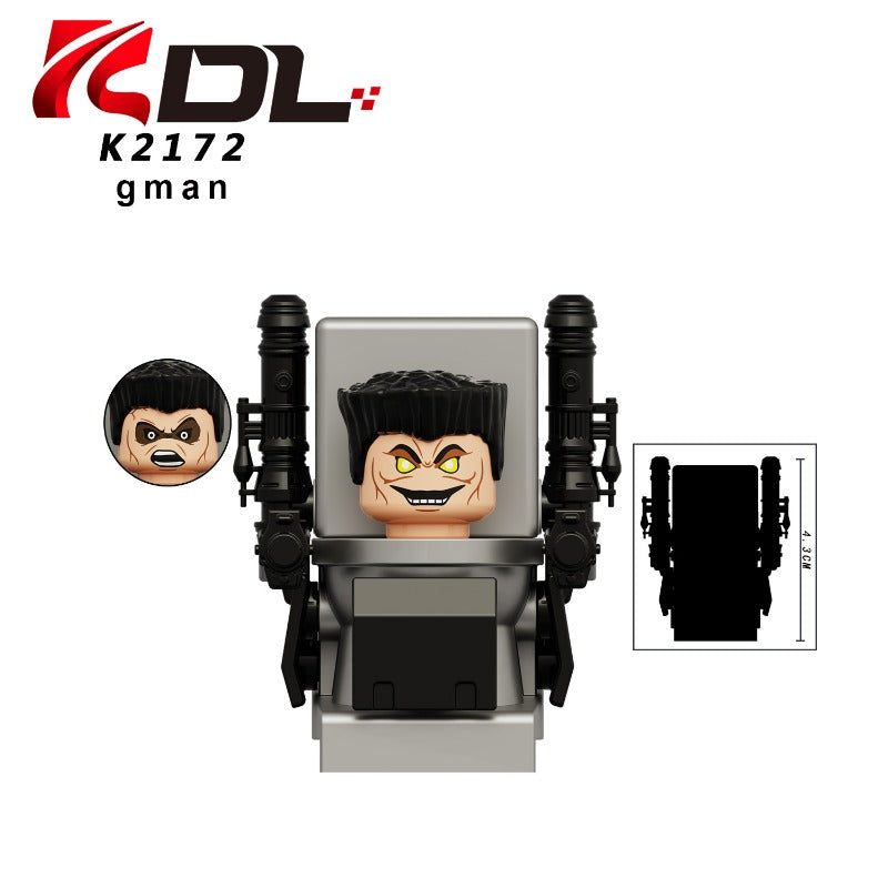 KDL823 Toilet Man Series Minifigures – Joy Bricks