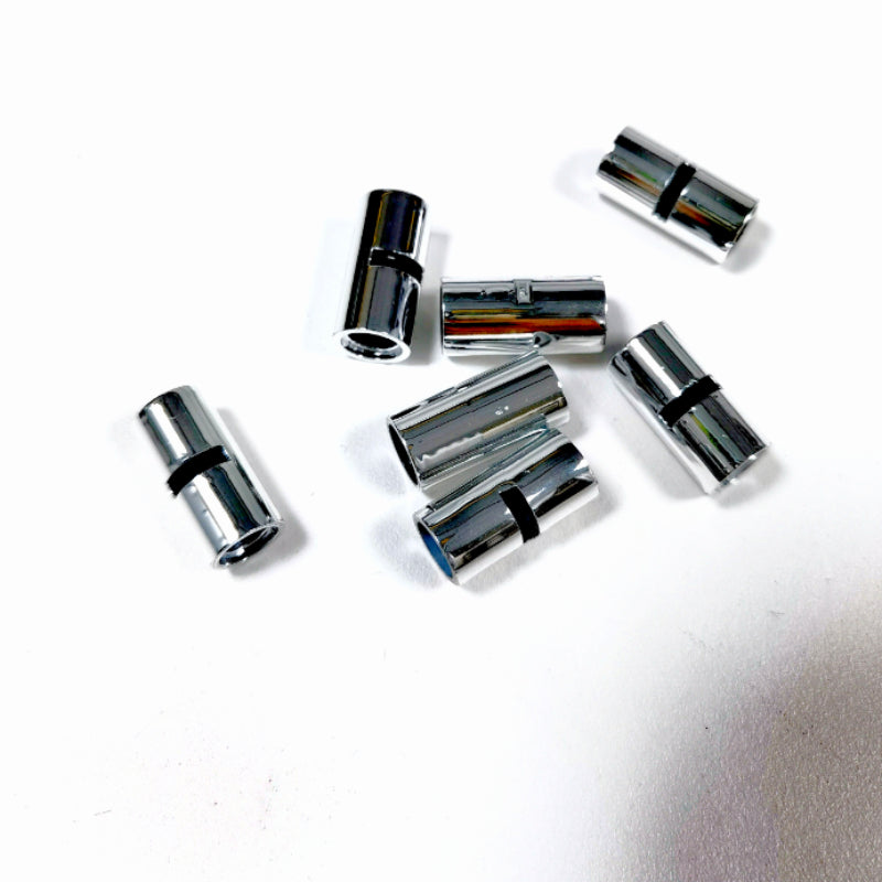 4pcs Chrome Engine Exhaust Pipe Building Blocks Parts