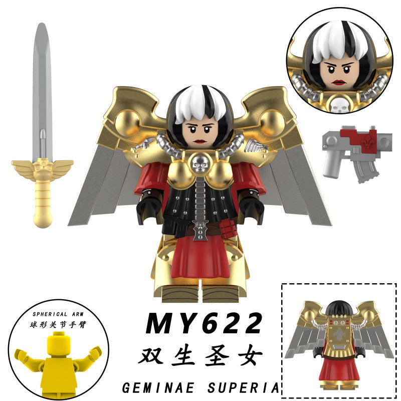MY621-625 Warhammer 40K: Battle Nun Seraph Minifigures – Joy Bricks