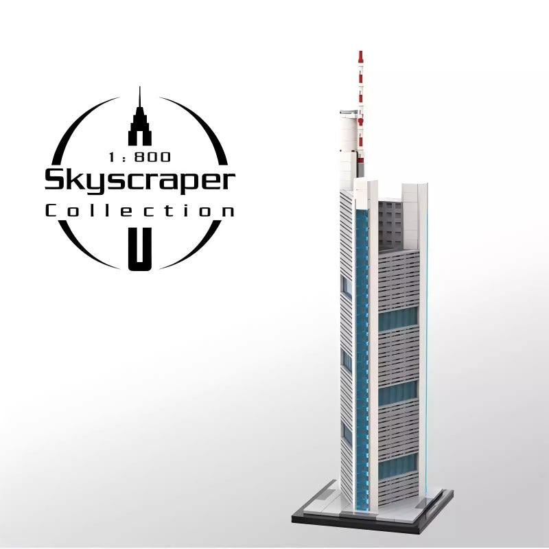 864pcs MOC-149003 Commerzbank Tower 1:800
