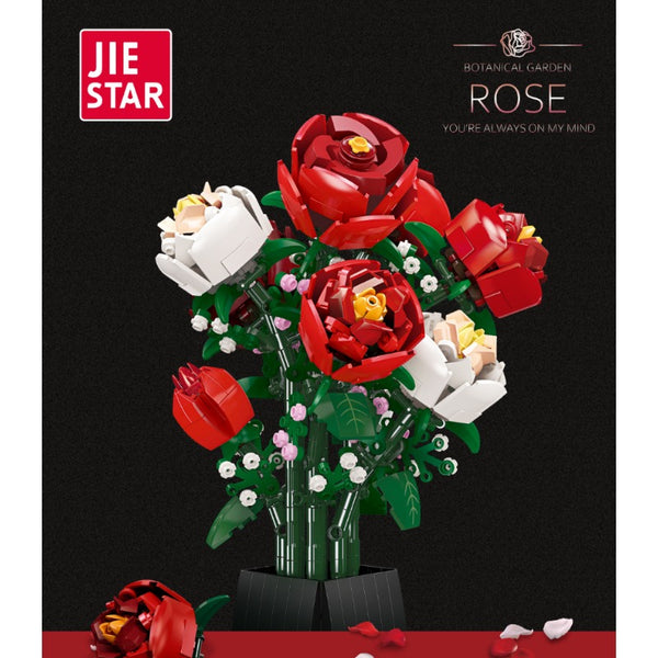 JIESTAR Botanical Collection Succulents&Rose 9010&9011 – Joy Bricks