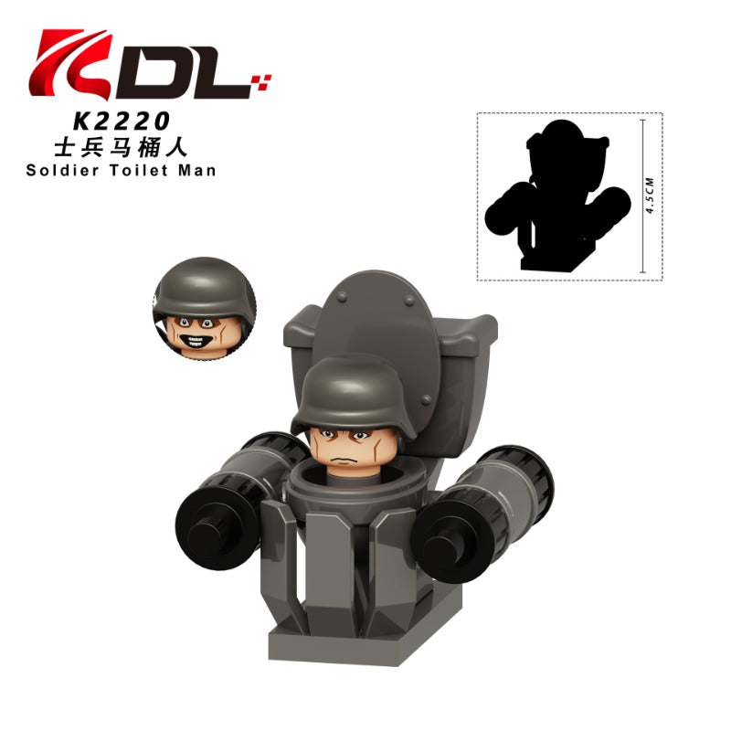 KDL833 Skibidi Toilet series Minifigures – Joy Bricks