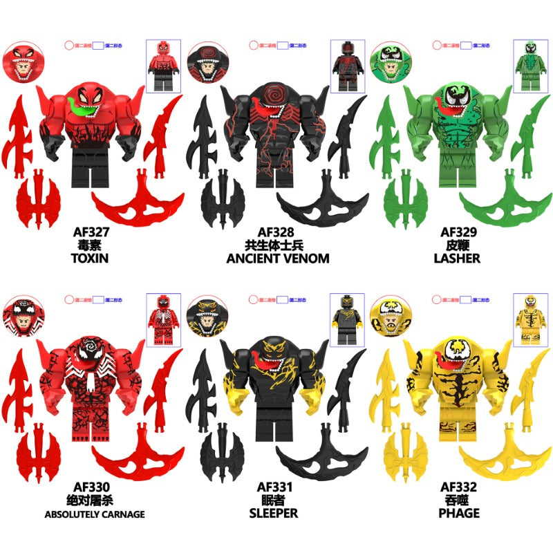 AF327-332 Superhero series Minifigures – Joy Bricks