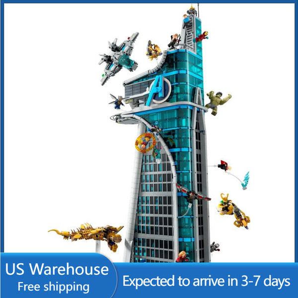 Ship from US warehouse) 5201 pcs 62967 Avengers Tower – Joy Bricks
