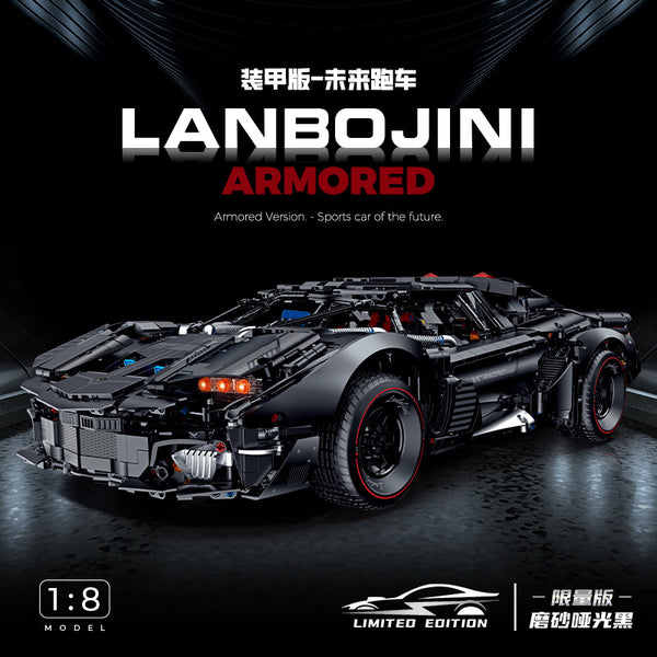 PokeelBalenciaga×Lamborghini 4290pcs GULY 10618 Batman Armored Lamborghini Aventador Car – Joy